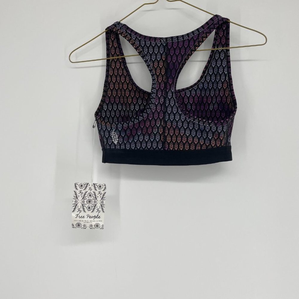 NWT Free People Move Me Bra XS printed sports bra - Picture 10 of 12